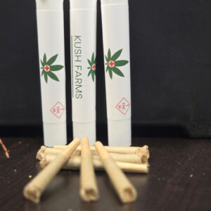 Lion Paw 2 x .5g Infused Pre Rolls - Kush Farms - Hella Jelly